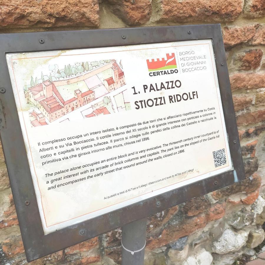 Palazzo Stiozzi Ridolfi Apartment Certaldo Luaran gambar